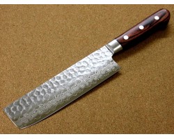 Kanetsune KC-900 VG-10 Damascus Nakiri 160 mm-foto4