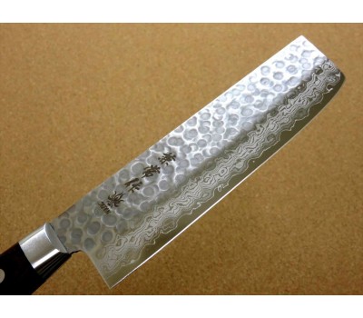 Kanetsune KC-900 VG-10 Damascus Nakiri 160 mm