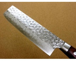 Kanetsune KC-900 VG-10 Damascus Nakiri 160 mm-foto6
