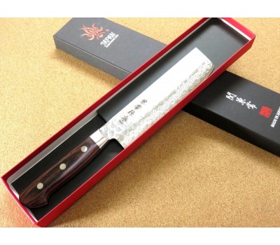 Kanetsune KC-900 VG-10 Damascus Nakiri 160 mm