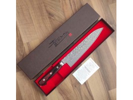 Yoshimi Kato  SG2 Gyuto 210мм Black Damascus