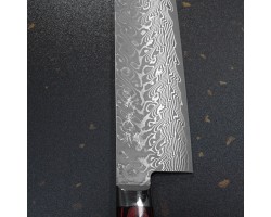 Yoshimi Kato  SG2 Gyuto 210мм Black Damascus-foto6
