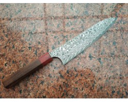 Yoshimi Kato  SG2 Gyuto 210мм Black Damascus