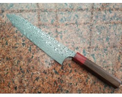 Yoshimi Kato  SG2 Gyuto 210мм Black Damascus-foto3