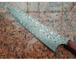 Yoshimi Kato  SG2 Gyuto 210мм Black Damascus-foto4