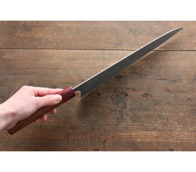 Yoshimi Kato SG2 японський кухарський ніж Шеф 210мм Чорний Дамаск Yoshimi Kato SG2 японський кухарський ніж Шеф 210мм Чорний Дамаск