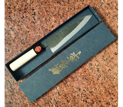 Кухарський ніж із сталі Blue №2 з клинком Kurouchi Bunka 180 мм, Shigeki Tanaka Кухарський ніж із сталі Blue №2 з клинком Kurouchi Bunka 180 мм, Shigeki Tanaka