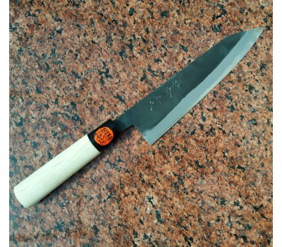 Кухарський ніж із сталі Blue №2 з клинком Kurouchi Bunka 180 мм, Shigeki Tanaka Кухарський ніж із сталі Blue №2 з клинком Kurouchi Bunka 180 мм, Shigeki Tanaka