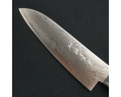Tanaka Kazuyuki VG-10 Damascus Santoku 155 mm-foto3