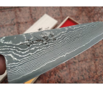 Shigeki Tanaka HSS R2 "HARUKAZE (Весінній вітер)" Gyuto (шеф) 210mm