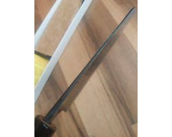 Tomita Double beveled Santoku ніж Blue Steel 175mm-foto6
