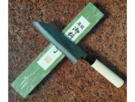 Tomita Double beveled Santoku ніж Blue Steel 175mm