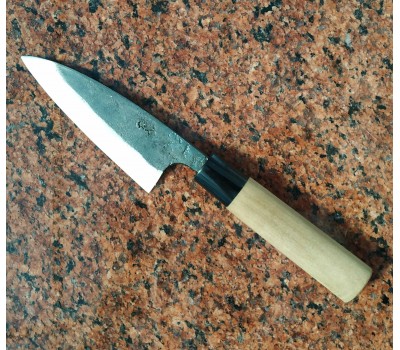 Tomita Double beveled Deba ніж Aogami Blue Steel 105 mm