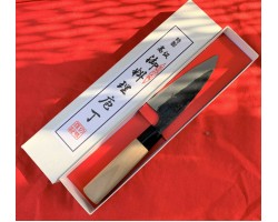 Tomita Double beveled Deba ніж Blue Steel 105 mm