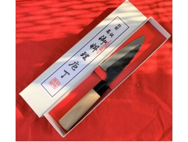 Tomita Double beveled Deba ніж Blue Steel 105 mm Tomita Double beveled Deba ніж Blue Steel 105 mm