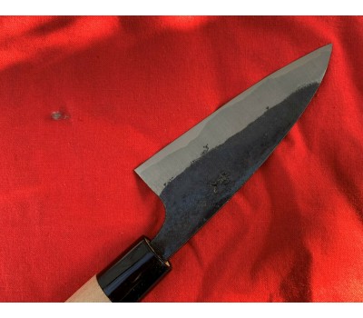 Tomita Double beveled Deba ніж Aogami Blue Steel 105 mm