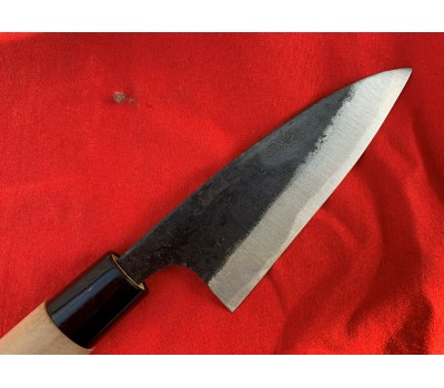 Tomita Double beveled Deba ніж Aogami Blue Steel 105 mm