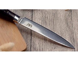 XYj Damascus Petty, універсальний ніж, 122мм-foto3