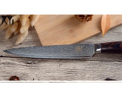XYj Damascus Gyuto, шеф ніж, 190мм-foto3