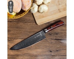 XYj King Damascus Gyuto, шеф ніж, 200мм-foto5