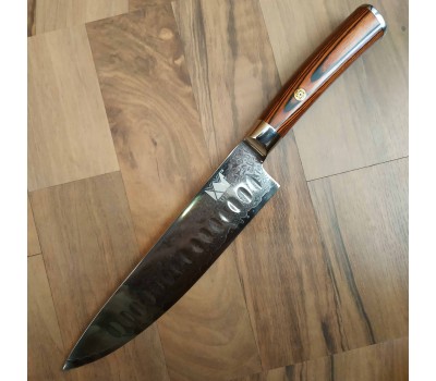 XYj King Damascus Gyuto, шеф ніж, 200мм