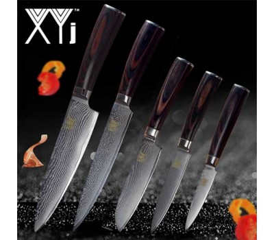 Набір кухонних ножів XYj 5 шт v2