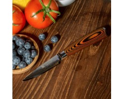 XYj Damascus Paring, овочевий ніж, 89мм-foto3