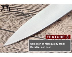 Набір ножів із нержавіючої сталі  7cr17 XYj 4 шт-foto5