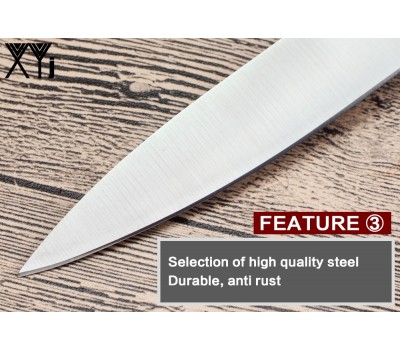 Набір ножів із нержавіючої сталі  7cr17 XYj 4 шт