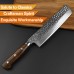Xinzuo Yun Damascus cleaver Nakiri knife 180мм
