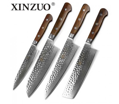 Набір кухонних ножів Xinzuo Yun 4 шт 