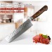 Xinzuo Yun Damascus cleaver Nakiri knife 180мм
