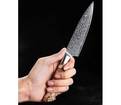 Набір кухонних ножів HEZHEN Master series Damascus 3 шт