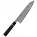 HEZHEN Retro series Black Damascus Gyuto, шеф ніж, 210мм HEZHEN Retro series Black Damascus Gyuto, шеф ніж, 210мм