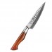 HEZHEN MS PRO Damascus Petty, універсальний ніж, 133мм