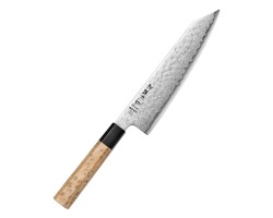 HEZHEN Aogami Damascus Бунка ніж 215 mm