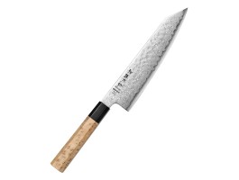 HEZHEN Aogami Damascus Бунка ніж 215 mm