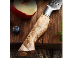 HEZHEN MS Damascus Paring, овочевий ніж, 93мм-foto3