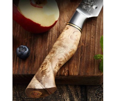 HEZHEN Master series Damascus Paring, овочевий ніж, 93мм HEZHEN Master series Damascus Paring, овочевий ніж, 93мм