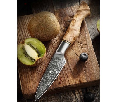 HEZHEN Master series Damascus Paring, овочевий ніж, 93мм HEZHEN Master series Damascus Paring, овочевий ніж, 93мм
