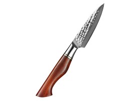HEZHEN MS PRO Damascus Paring, овочевий ніж, 93мм