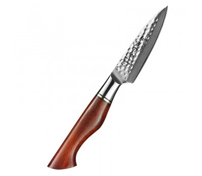 HEZHEN Master series PRO Damascus Paring, овочевий ніж, 93мм