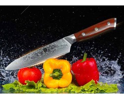 Xinzuo Yu Damascus универсальний ніж 130мм-foto10