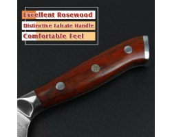 Xinzuo Yu Damascus универсальний ніж 130мм-foto3