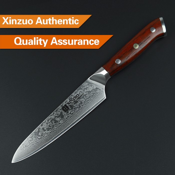 Xinzuo Yu Damascus универсальний ніж 130мм-foto5