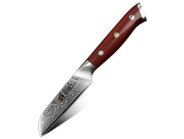 Xinzuo Yu Damascus Paring, овочевий ніж, 90мм