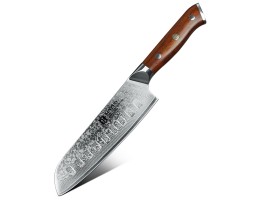 Xinzuo Yu Damascus Сантоку ніж 176 mm