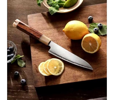 Xinzuo ZDP189 ніж (Petty) 138mm порошкова сталь 65-67 HRC в обкладках з нержавіючої сталі