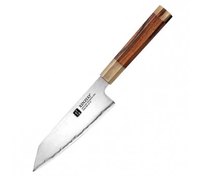 Xinzuo ZDP189 Шеф (Bunka) 165mm порошкова сталь 65-67 HRC в обкладках з нержавіючої сталі