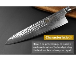 Xinzuo Yun Damascus Utility knife 150мм-foto5